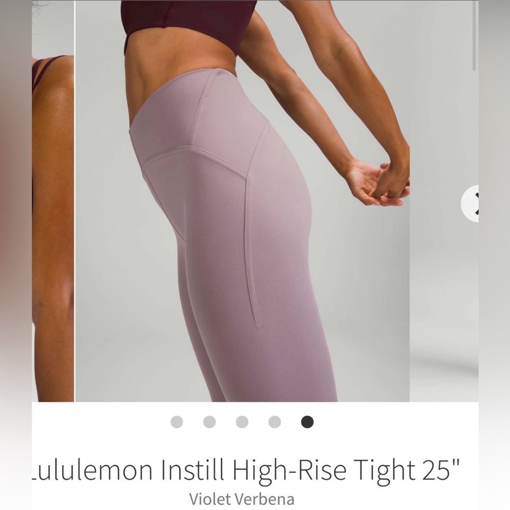 Instill violet verbena, Lululemon leggings - 4
